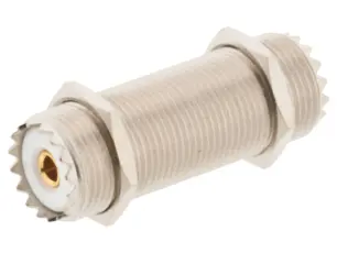SO239 UHF dubbelhona 45mm @ electrokit