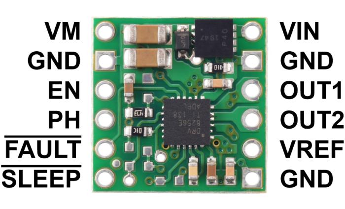 Motor driver 1-ch 4.5-48V 1.9A DRV8256E @ electrokit (5 of 7)