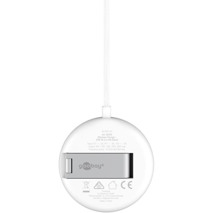 Trådlös Qi2 snabbladdare 25W med magnet och hållare @ electrokit (4 av 7)