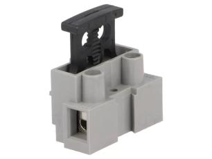 Kopplingsplint 2.5mm² 1-vägs med 5x20mm säkring @ electrokit