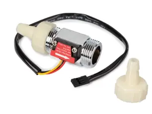 Flödesmätare 3/4tum 1-30l/m @ electrokit