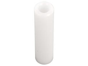 Distans 6/3.2 x 25mm plast vit @ electrokit