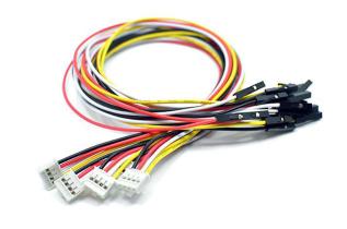 Anslutningskabel Grove 4-pol till dupont hona 5-pack @ electrokit