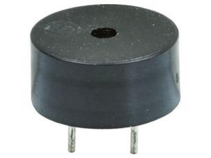Passive piezo buzzer ø12x5.5mm PCB @ electrokit