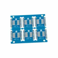 Adapterkort SO-14 / TSSOP-14 - DIP-14 - 6-pack @ electrokit