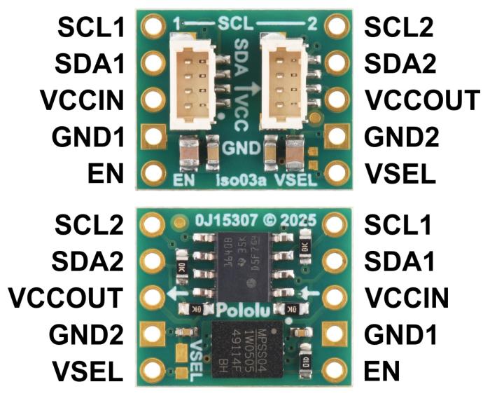 I2C-isolator med strömförsörjning 3.3/5V 200mA @ electrokit (4 av 9)