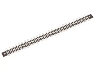 Lödstöd dubbel 2x28-pol 6.35mm @ electrokit