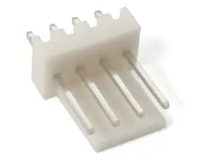 PCB header 2510-4A 2.54mm 4-pin @ electrokit