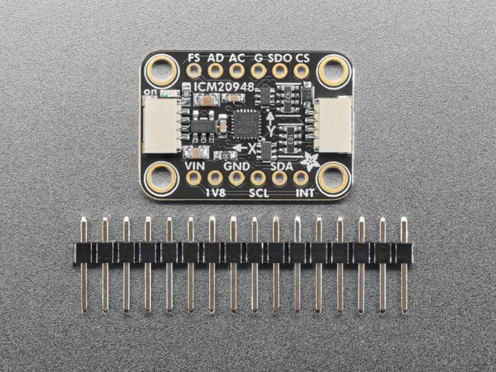 9-axlig IMU rörelsegivare ICM-20948 - Qwiic @ electrokit (5 av 6)