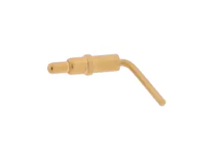 Pogo-pin &oslash;0.8x6.2mm fj&auml;drande PCB-montage vinklad @ electrokit