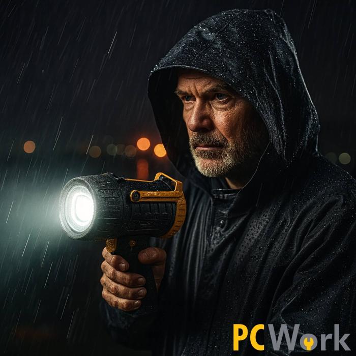 Ficklampa hammer 470 + 1590lm 4400mAh Li-Ion USB-C @ electrokit (9 av 13)