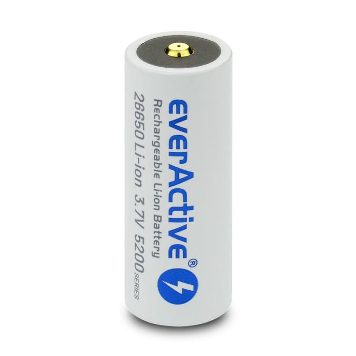 Batteri Li-Ion 26650 3.7V 5200mAh inbyggd USB-laddare @ electrokit (3 av 7)