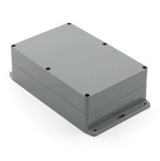 Apparatl&aring;da med fl&auml;ns 222x146x75mm ABS IP65 @ electrokit