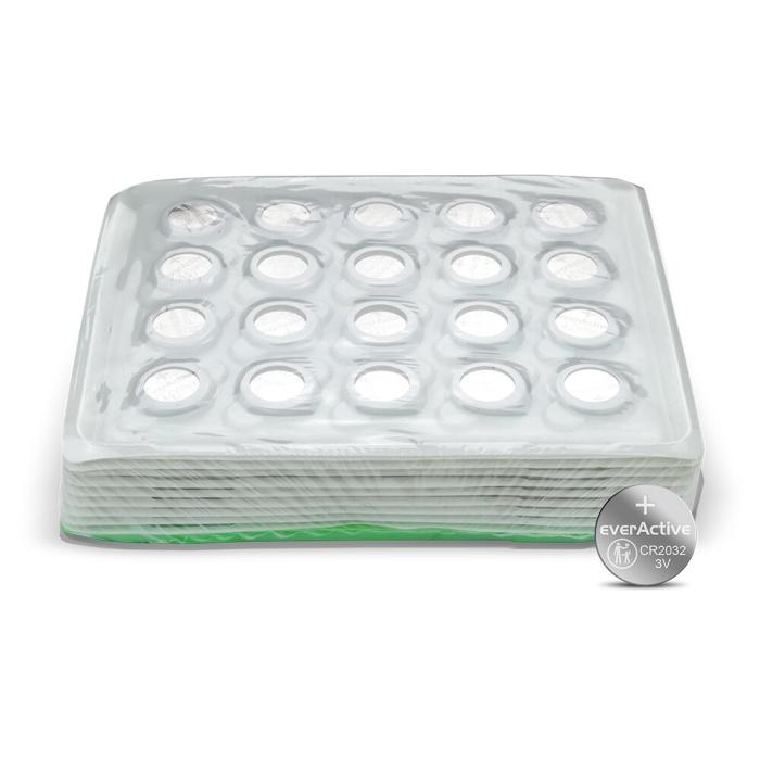 CR2032 battery lithium 3V 200-pcs industrial packing @ electrokit (2 of 4)