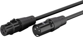 Balanced XLR cable 3-pin male to female 15m @ electrokit