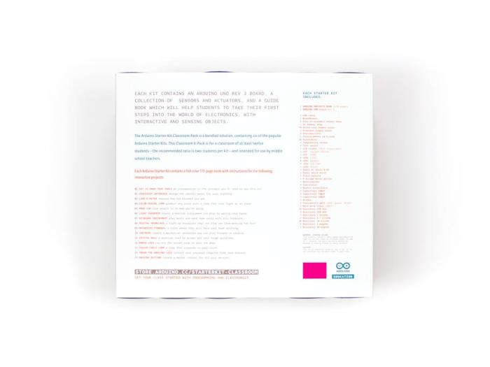 Arduino Starter Kit Classroom Pack @ electrokit (7 av 7)