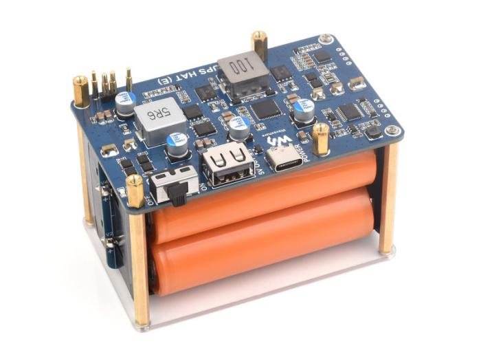 UPS Strömförsörjning 4x 21700-celler för Raspberry Pi @ electrokit (6 of 10)