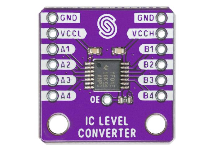 Logic level converter 4-ch Bi-directional 3.3V -- 5V - I2C @ electrokit (2 of 4)