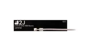 Antenn WiFi7 - 2.4/5/6GHz 2.2dBi UFL 0.1m kabel @ electrokit