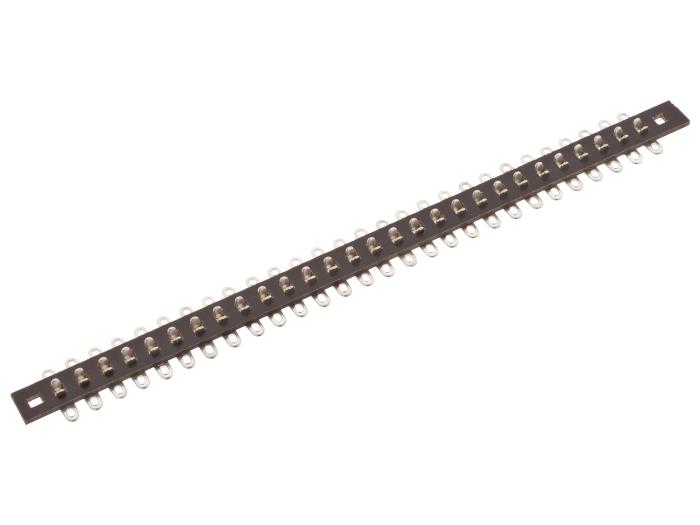 Lödstöd dubbel 2x28-pol 6.35mm @ electrokit (2 av 2)