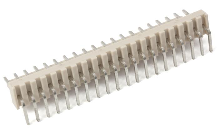 PCB header 2510-20AW 2.54mm 20-pin angle @ electrokit (2 of 4)