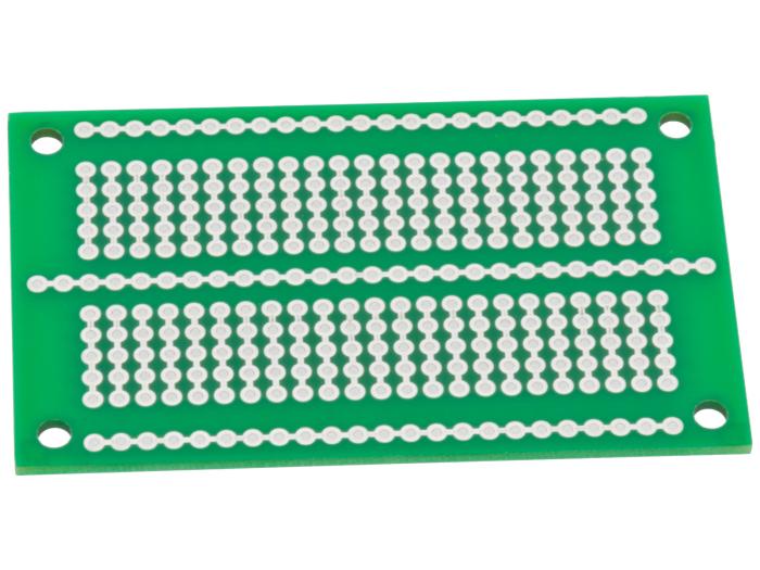 Prototype PCB - breadboard 270 pads form factor @ electrokit (2 of 2)