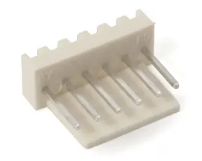 Kontakt 2510-6AW 2.54mm 6-pol vinklad @ electrokit