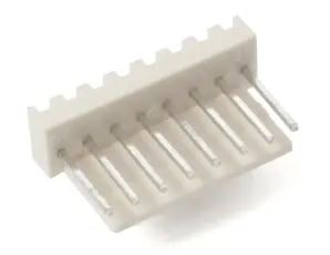 Kontakt 2510-8AW PCB 2.54mm 8-pol vinklad @ electrokit