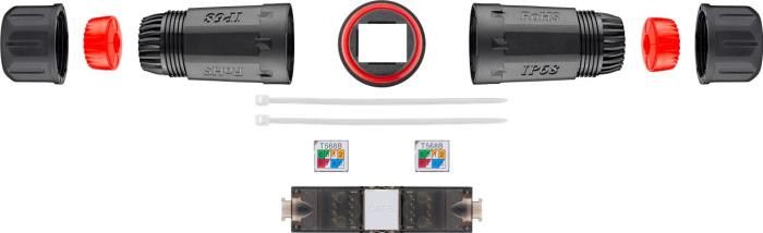 Skarvdon för cat6 UTP kabel utomhus IP68 @ electrokit (3 av 3)