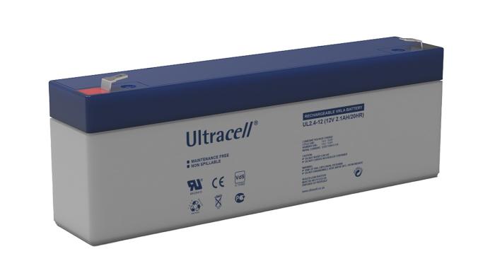 Blyackumulator 12V 2.1Ah Ultracell @ electrokit (1 av 1)