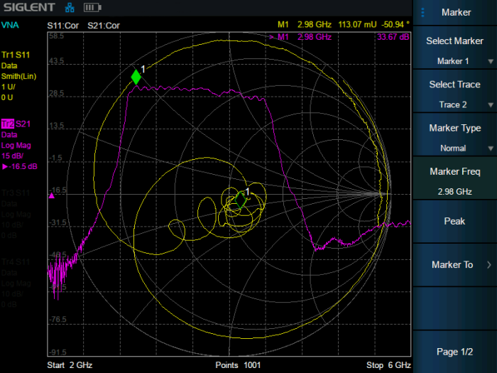 100kHz - 3.6/7.5GHz vector network analyzer SHA850-VNA @ electrokit (1 av 1)