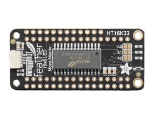 8x16 LED Matrix FeatherWing w/o Matrices @ electrokit