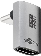 USB-C vertical adapter USB 4.0 240W @ electrokit