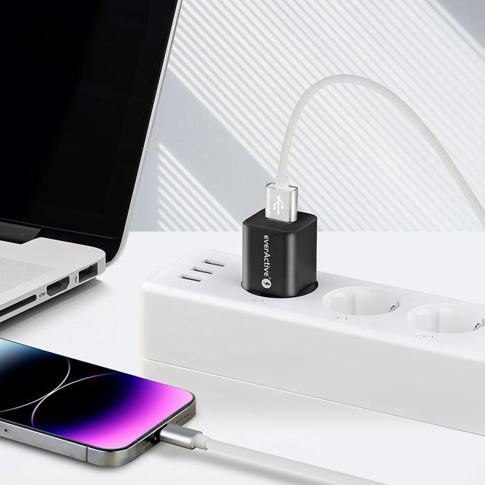 USB-A till Lightning-kabel 1.5m mjuk silikon vit @ electrokit (3 av 3)