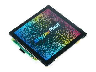 HyperPixel 4.0" Square - med touch @ electrokit