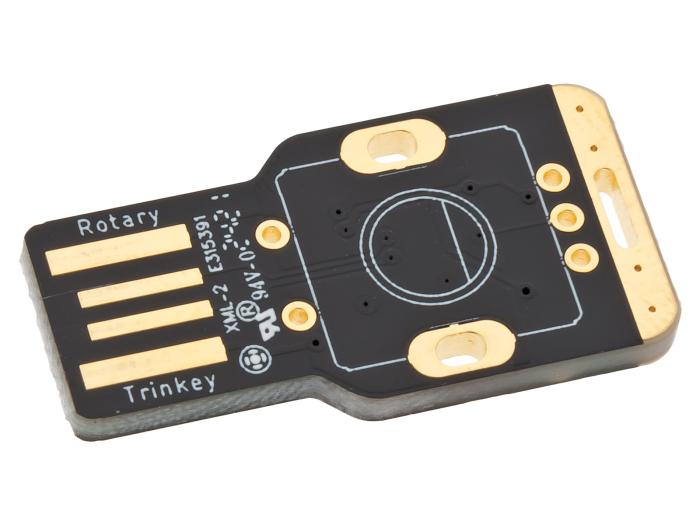 Adafruit Rotary Trinkey - USB NeoPixel Rotary Encoder @ electrokit (1 av 2)