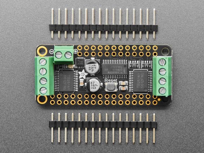 DC Motor + Stepper FeatherWing @ electrokit (3 av 8)