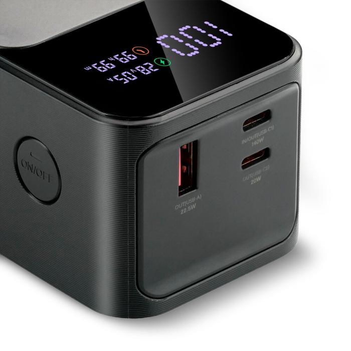 Powerbank 27000mAh USB-C PD + USB-A 162W @ electrokit (8 av 16)