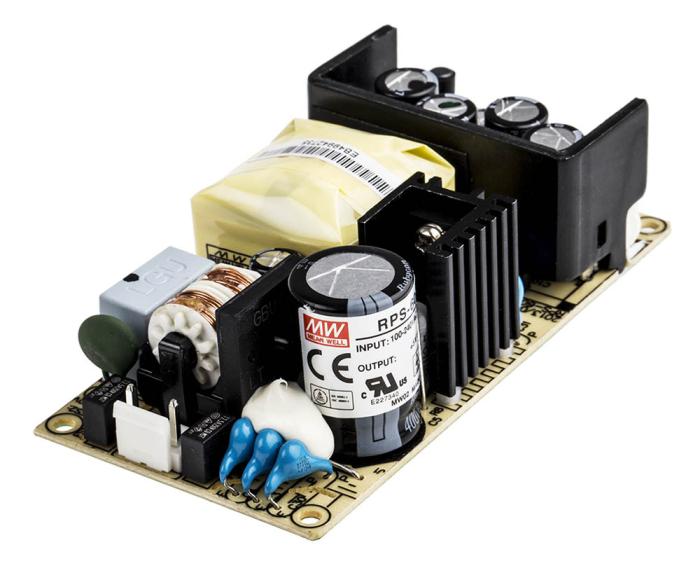 Mean Well RPS-60-5 Nätaggregat 5V 10A 50W open-frame @ electrokit (2 av 2)