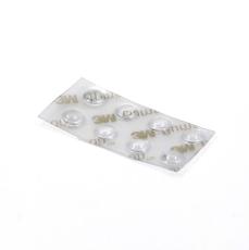 3M Bumpon gummifot &oslash;6.4x1.9mm transp. 8-pack @ electrokit