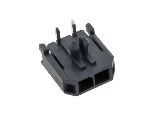 Stiftlist Micro-Fit hane 1x2p 3mm vinklad @ electrokit