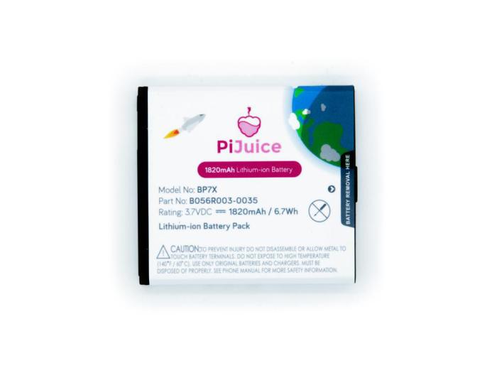 Ersättningsbatteri PiJuice HAT 1820mAh @ electrokit (2 av 3)