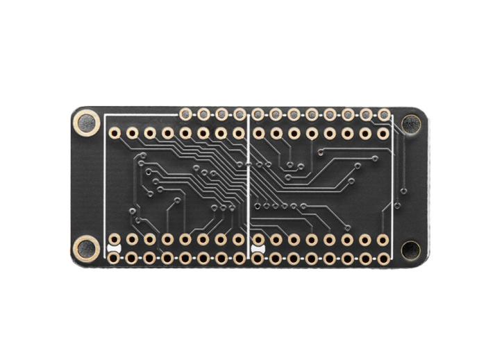 8x16 LED Matrix FeatherWing w/o Matrices @ electrokit (2 av 5)