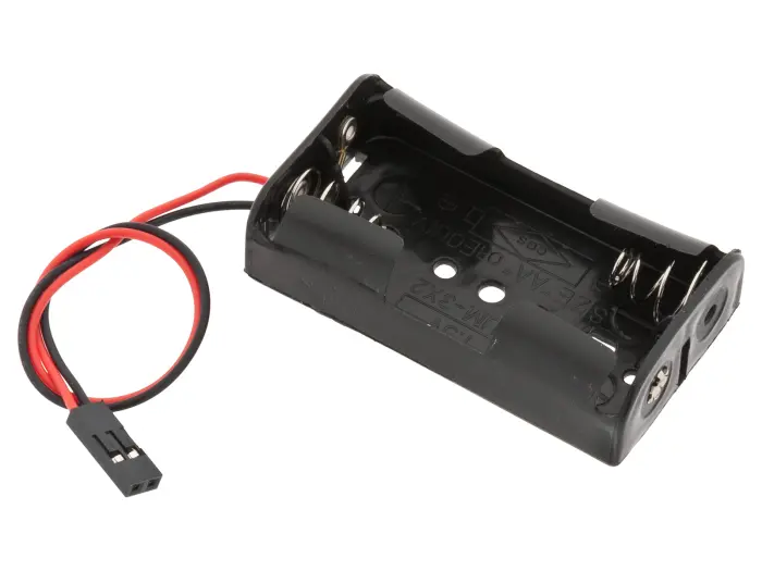 Battery holder 2x AA cable for pin header @ electrokit (1 of 1)