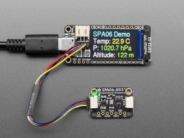 SPA06 Barometric pressure and altitude sensor - Qwiic @ electrokit (2 of 5)