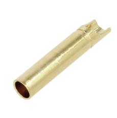 Banana plug 2mm female 15A(30A) gold @ electrokit