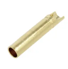 Banankontakt 2mm hona 15A(30A) guld @ electrokit