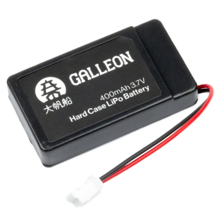 Batteri Li-Ion 3.7V 400mAh med låda @ electrokit (1 av 2)