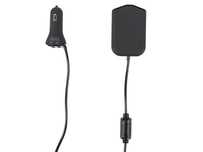 Billaddare 4-Utgångar 9.6 A USB Svart @ electrokit (2 av 2)
