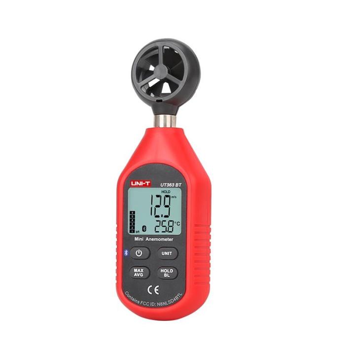 Vane Anemometer - Air Velocity Tester 0-30 m/s Bluetooth @ electrokit (3 of 7)